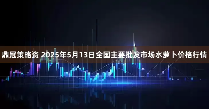 鼎冠策略资 2025年5月13日全国主要批发市场水萝卜价格行情