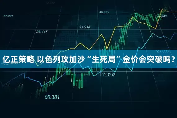 亿正策略 以色列攻加沙“生死局”金价会突破吗?